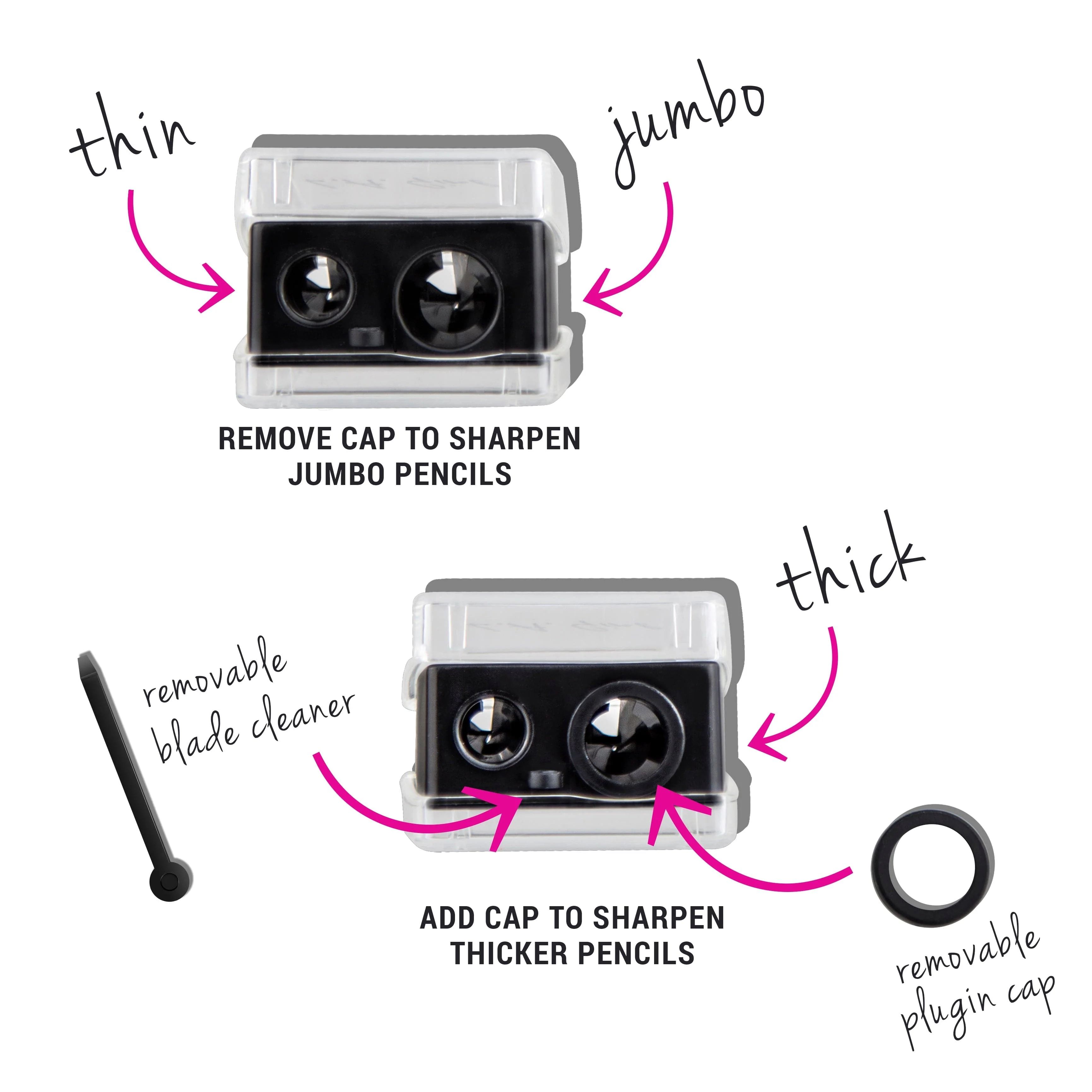3 Way Pencil Sharpener - Image 3