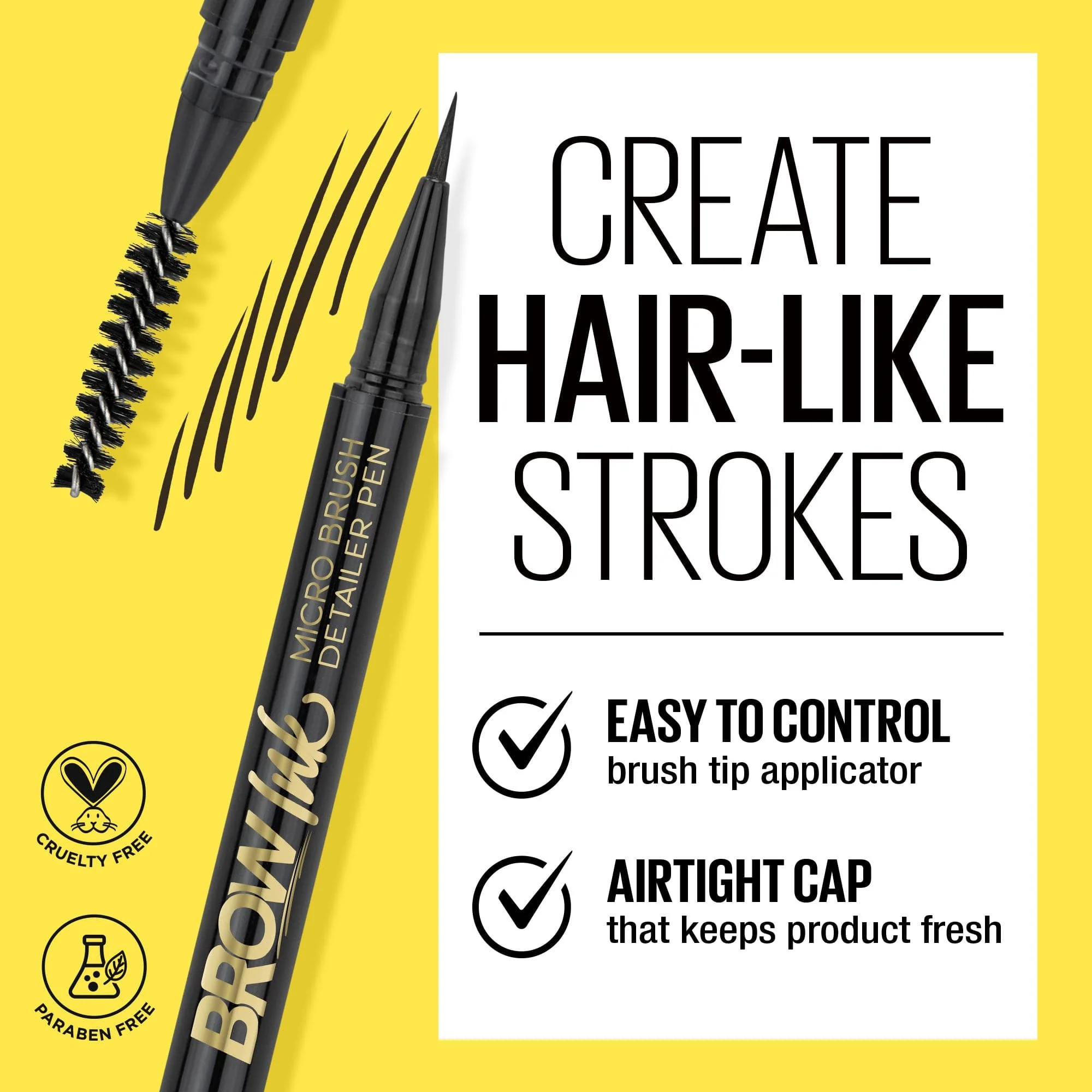 Brow Ink Micro Brush Detailer Pen - Image 7